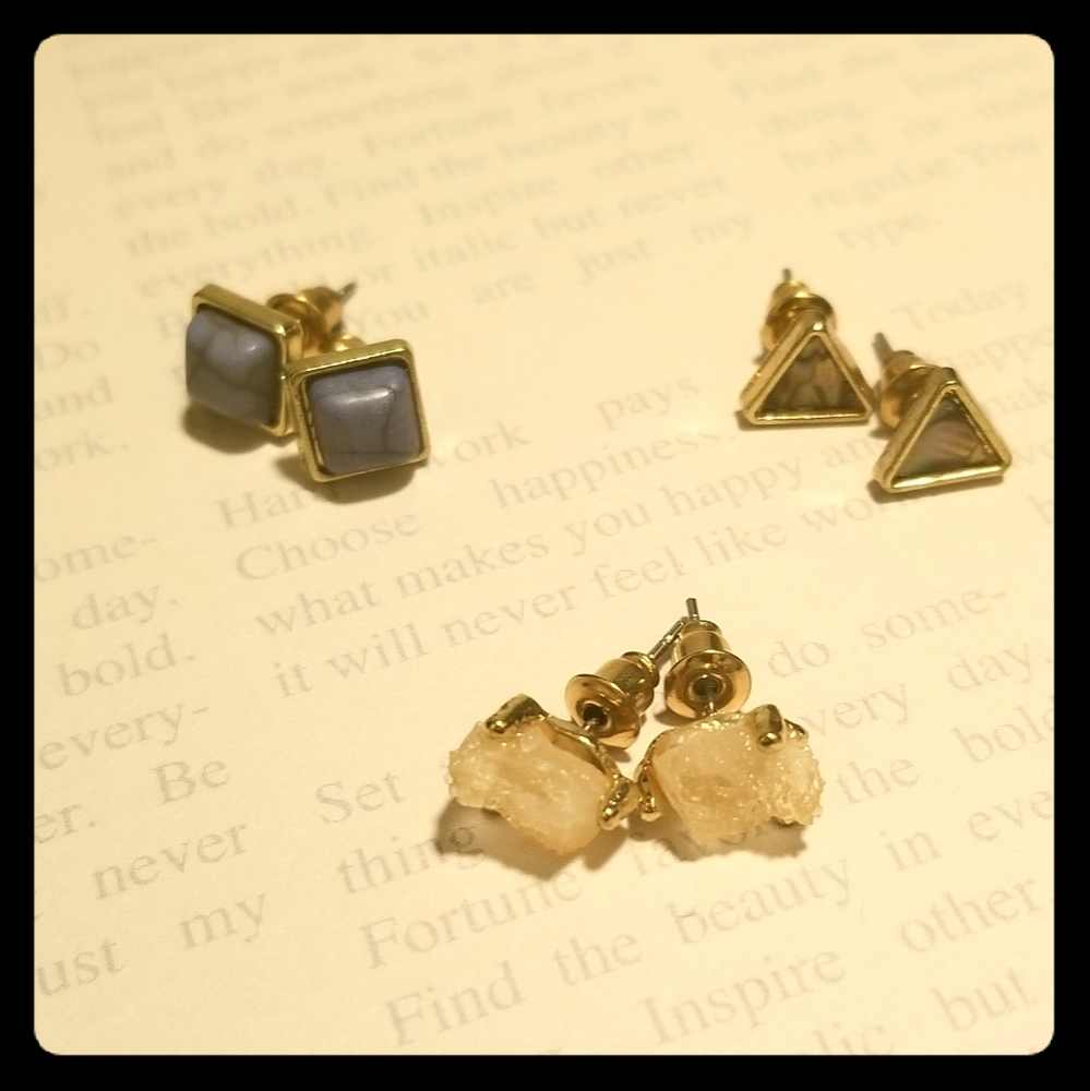 Set of 3 earrings